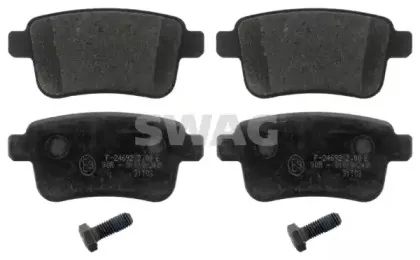 Комплект тормозных колодок, дисковый тормоз SWAG купить